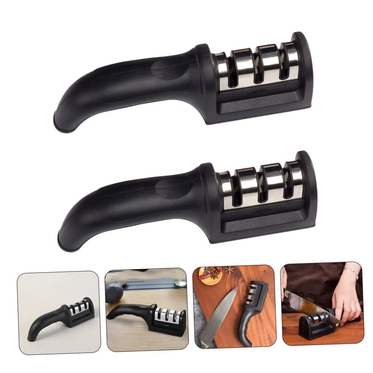 Точило для ножів Ciieeo ручна 2 шт., фото №3