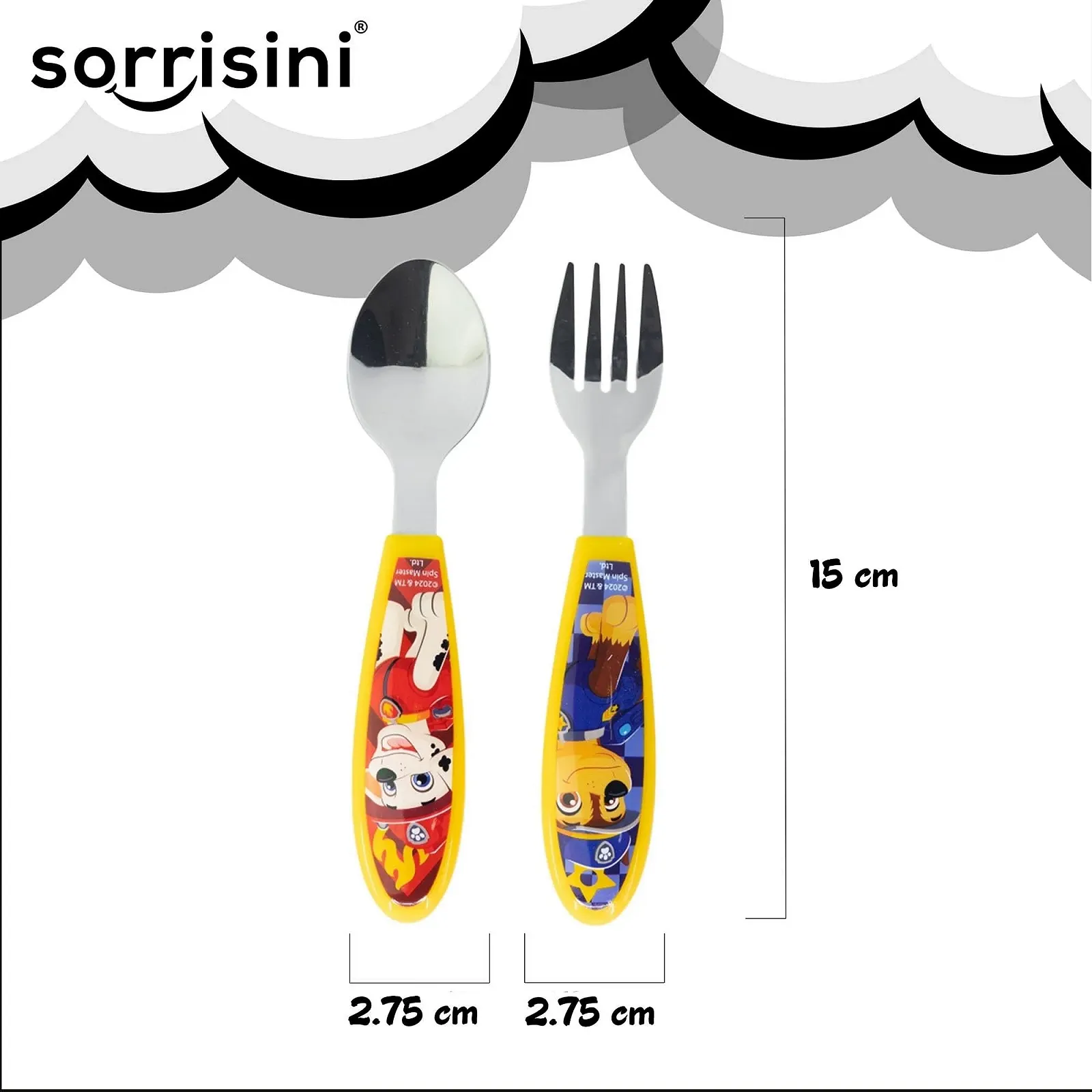 Детский Набор Посуды Sorrisini Paw Patrol, фото №4 Детский Набор Посуды Sorrisini Paw Patrol, фото №4