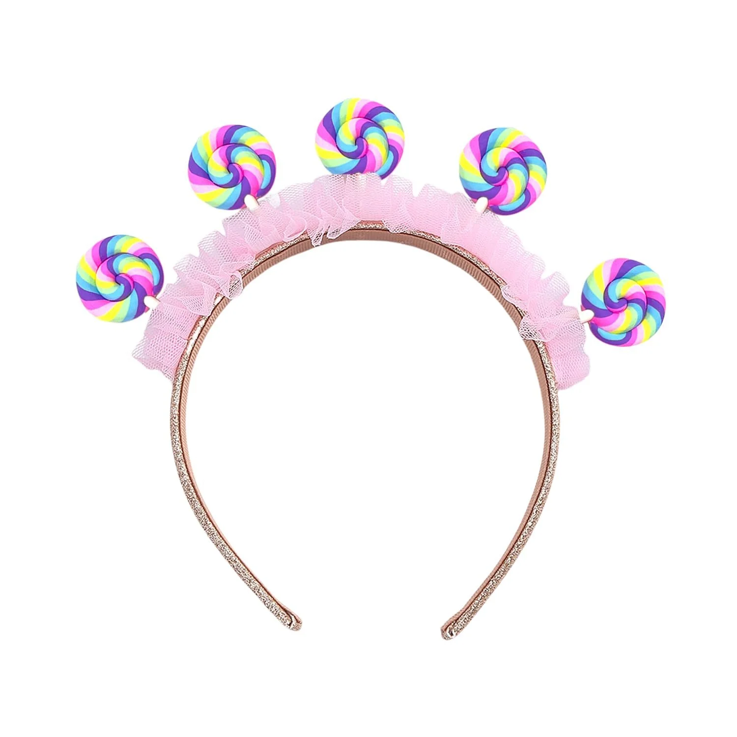 Обруч на голову Lollipop Рожевий, фото №1 Обруч на голову Lollipop Рожевий, фото №1