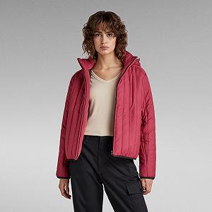 Женская куртка G‑Star Meefic Vertical Quilted Jacket Cerise - S - Фото 1