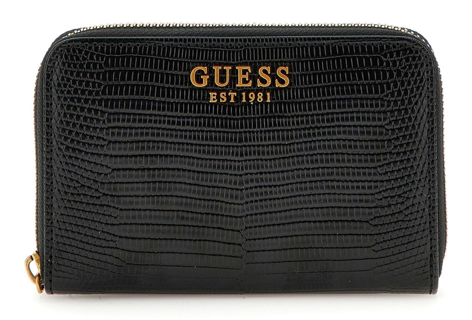 Гаманець GUESS Sibel SLG Medium Zip Around Black, фото №1