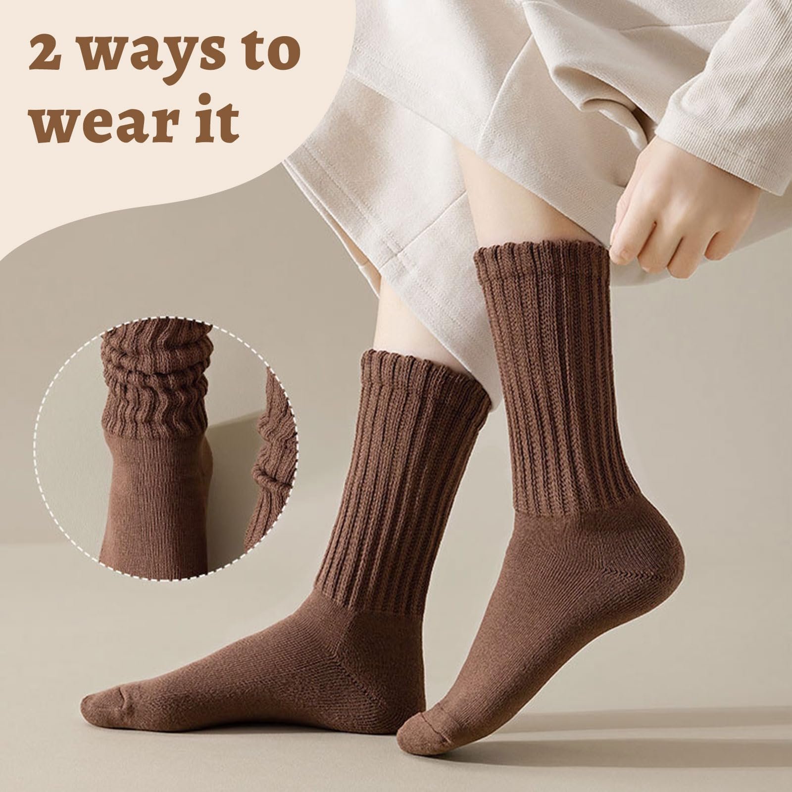 Носки Slouchy 4 пары, фото №4