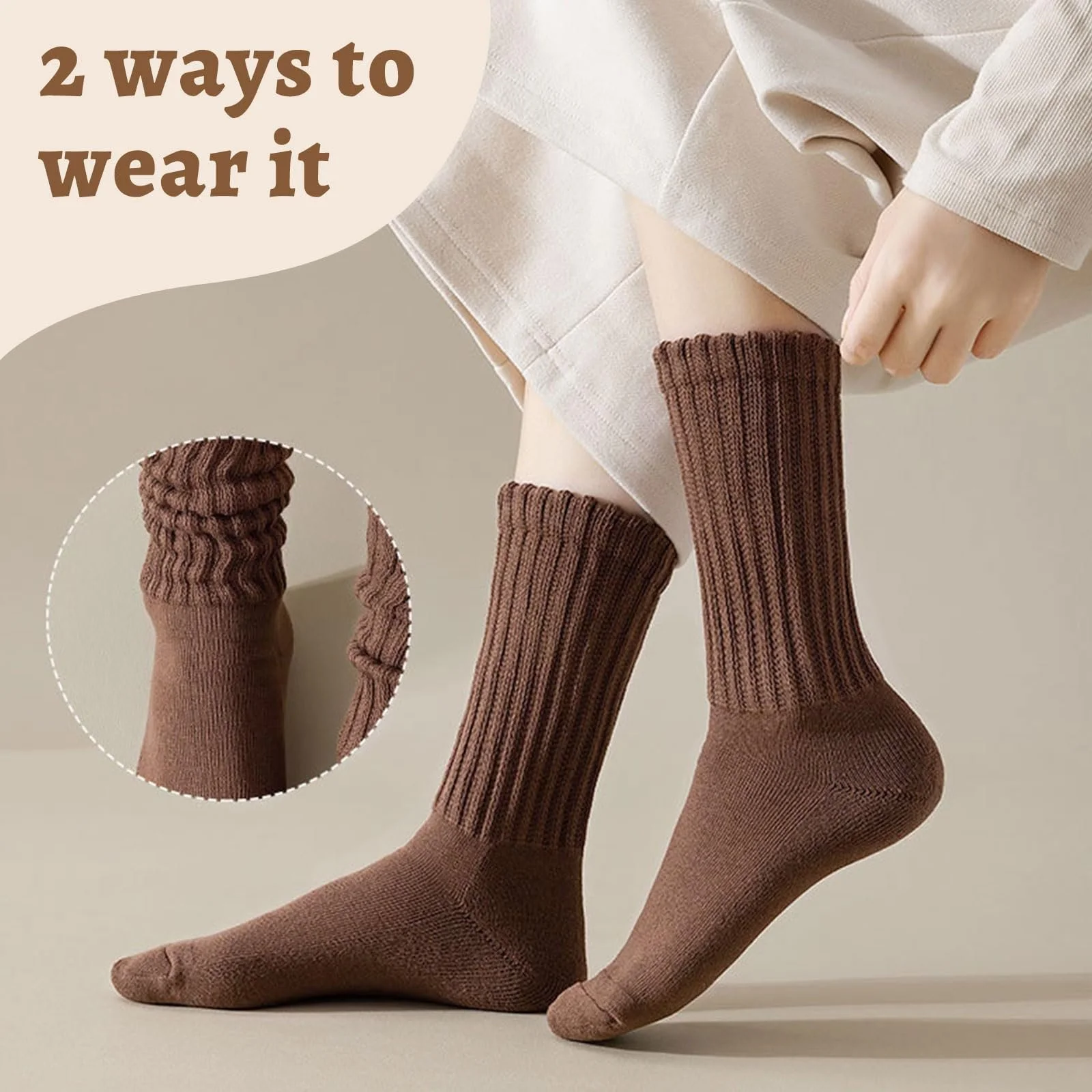 Шкарпетки Slouchy 4 пари, фото №4