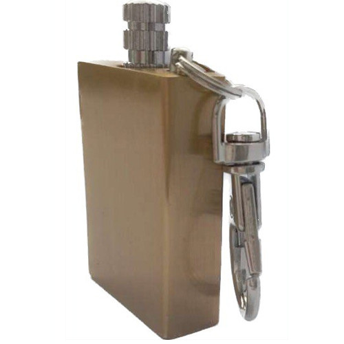 Спичка вечная бензиновая Dolphin HL-83 Gold без узоров Зажигалка карманная, фото №2