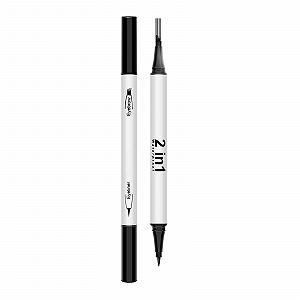 Карандаш для бровей 4 Micro 24 часа стойкий с микро-вилкой - Фото 1