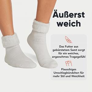 Носки FM London (6 пар) Очень теплые пушистые носки для женщин, очень мягкие термоноски пастельных цветов synthetic.ua - Фото 1