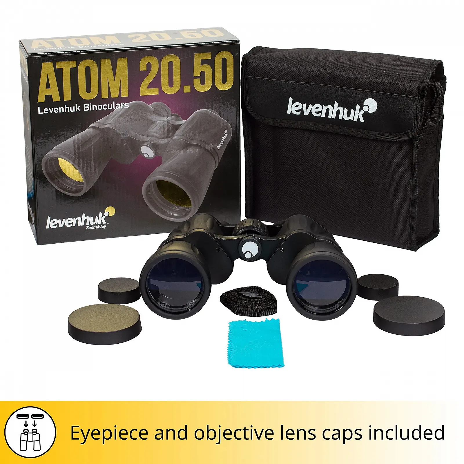 Бінокль Levenhuk Atom 20x50 Астрономічний 20х 50 мм, фото №2