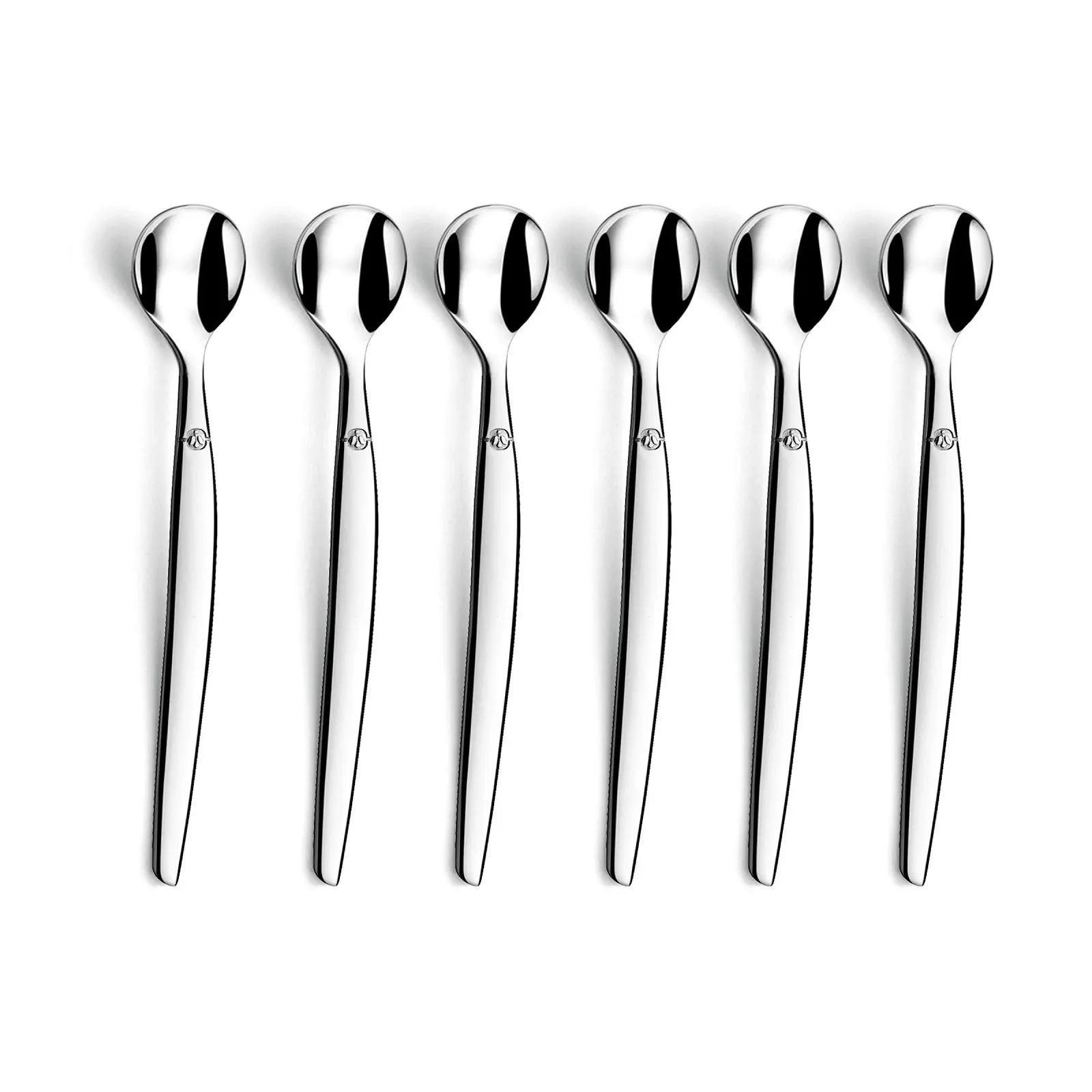 Ложка для еспресо Lou Laguiole JET 6 шт., нержавіюча сталь 18/0, глянцева, фото №1 Ложка для еспресо Lou Laguiole JET 6 шт., нержавіюча сталь 18/0, глянцева, фото №1