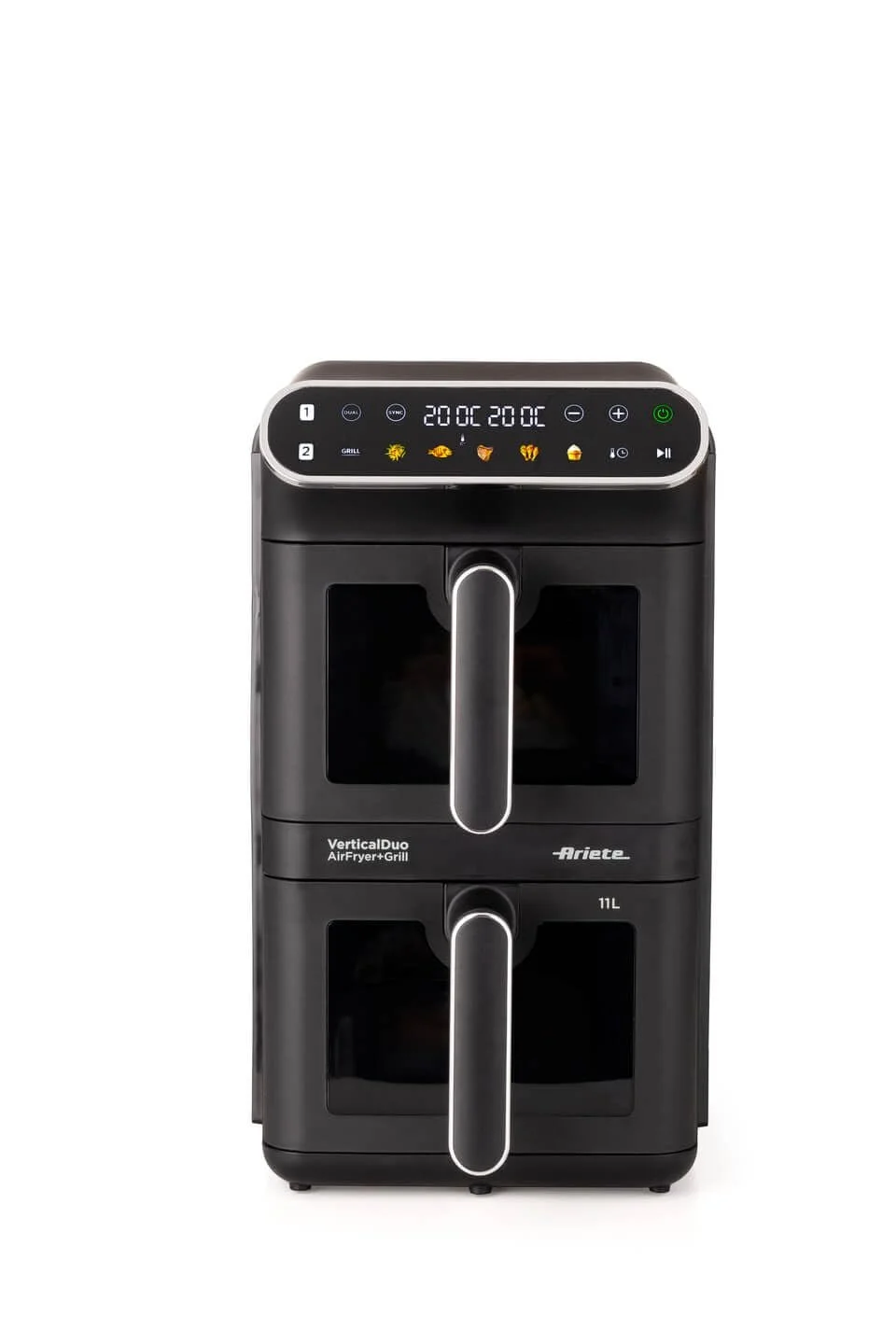 Мультипіч Ariete 4640/00 Vertical DUO 2460Вт 11л 6 програм функція гриля до 200°C, фото №2 Мультипіч Ariete 4640/00 Vertical DUO 2460Вт 11л 6 програм функція гриля до 200°C, фото №2
