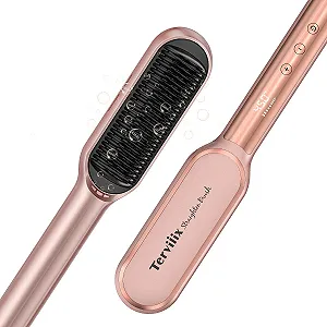 Щітка для випрямлення волосся Terviiix MCH Heater 14 режимів нагріву 230°C захист від опіків - Фото 1