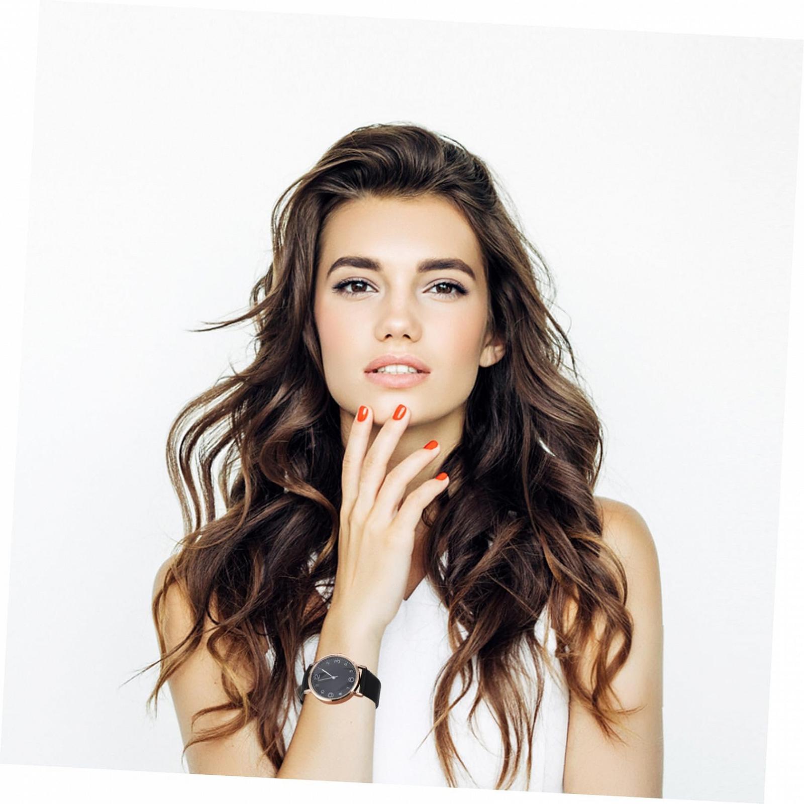 Жіночий годинник Healvian, бежевий, сріблястий, фото №3