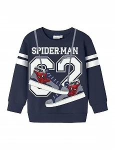 Толстовка NAME IT Nmmadam Spider Nreg Sweat Bru Mar для хлопчиків - Фото 1