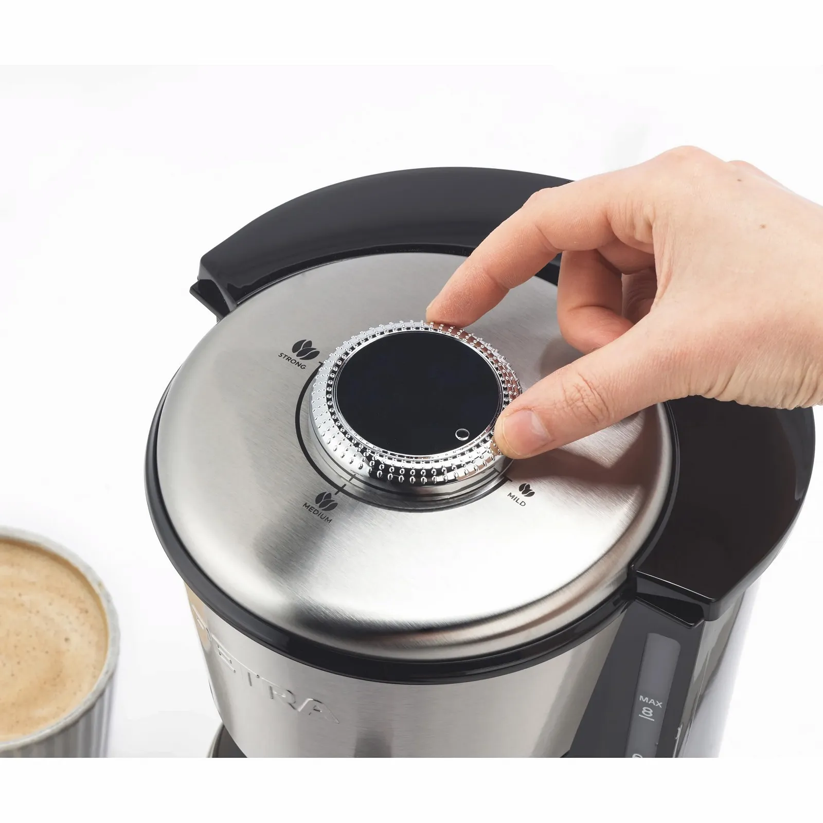 Фильтр-кофеварка Petra PT6162VDE 1 л с кувшином из нержавеющей стали цифровая 800 Вт, фото №5