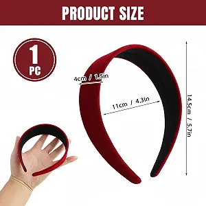 Обруч Вино-червоний Широкий synthetic.ua - Фото 1