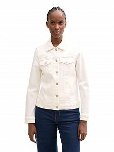 Джинсова куртка TOM TAILOR Denim Жіноча з накладними нагрудними кишенями - Фото 1