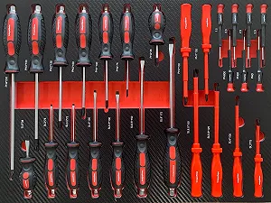 Набір інструментів Mephisto 3 вставки з викрутками, шестигранними гніздами, шестигранними гніздами synthetic.ua - Фото 1