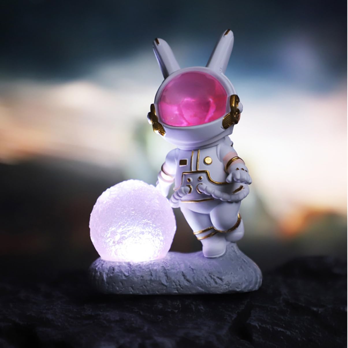 Нічник Hohopeti Kaninchen LED спальня kawaii лампа дитячий світильник Nachtlampe дитячий Харц, фото №5