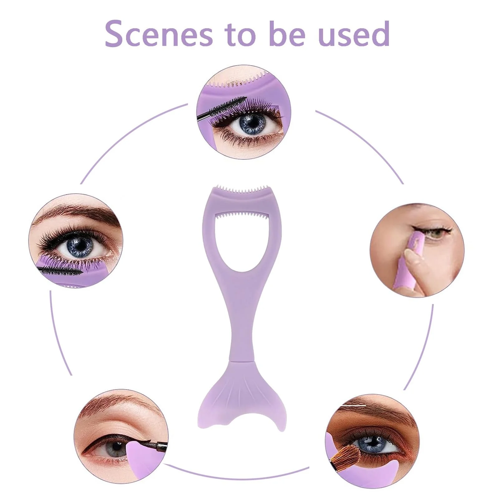 Набор Eyeliner Aid Stencils Силиконовый Шаблон, фото №5