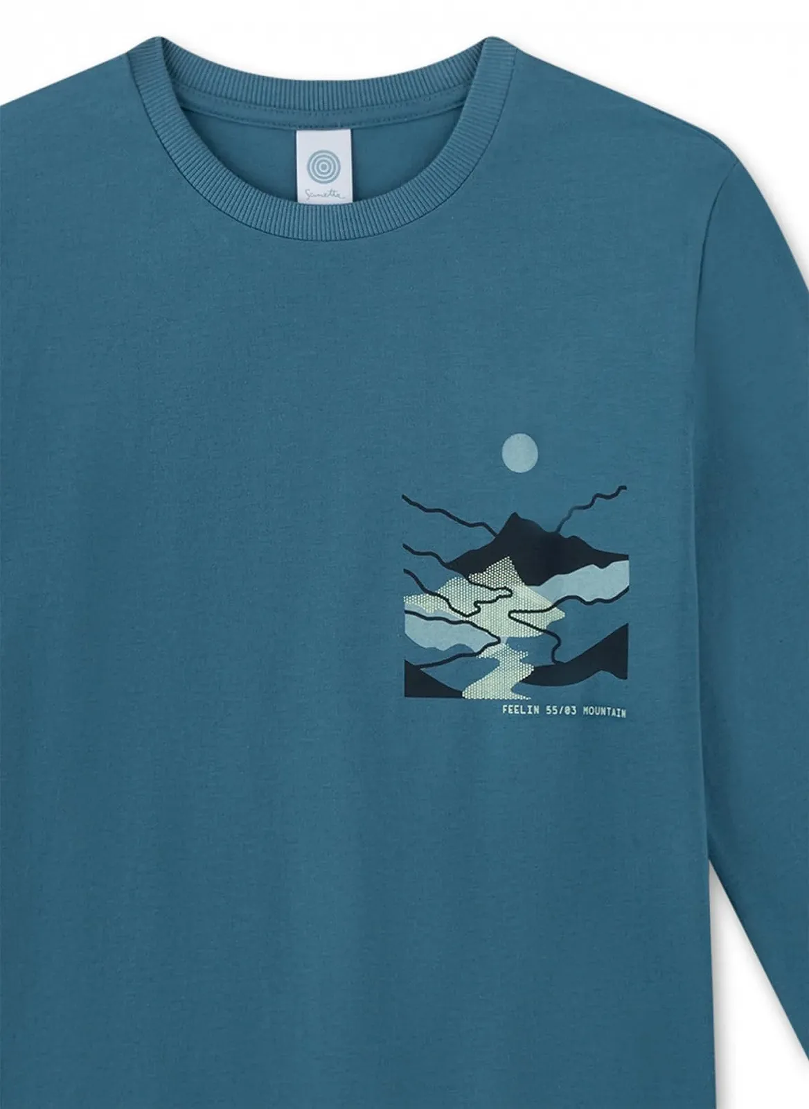 Піжама Sanetta для хлопчиків довга синя, фото №3