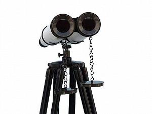 Бинокли Nautical Brass Antique Wood White Leather Adjustable Tripod цена на synthetic.ua - Фото 1 Бинокли Nautical Brass Antique Wood White Leather Adjustable Tripod synthetic.ua - Фото 1