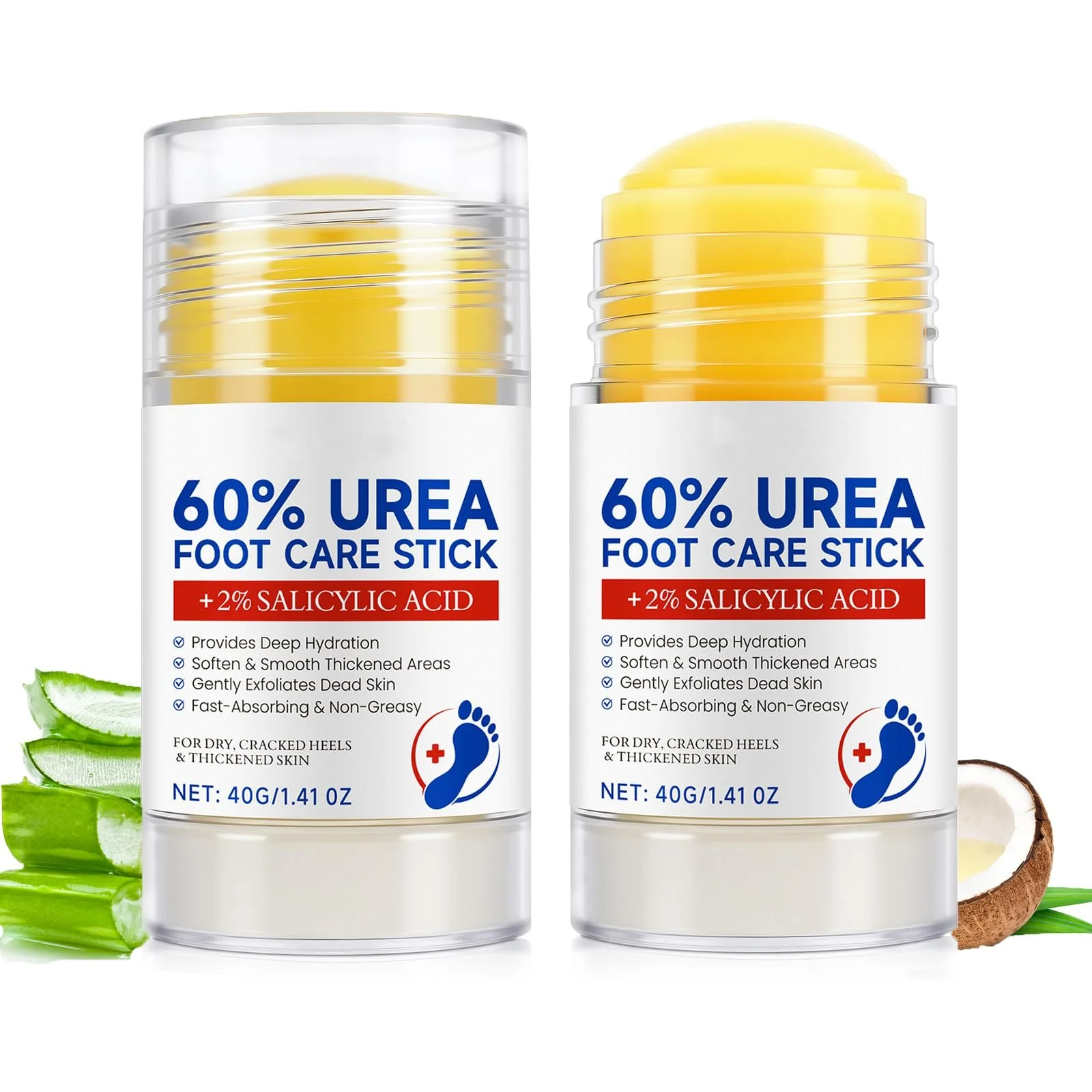 Крем для ног Urea Cream 60% увлажняющий 40 г x 2 шт, фото №1