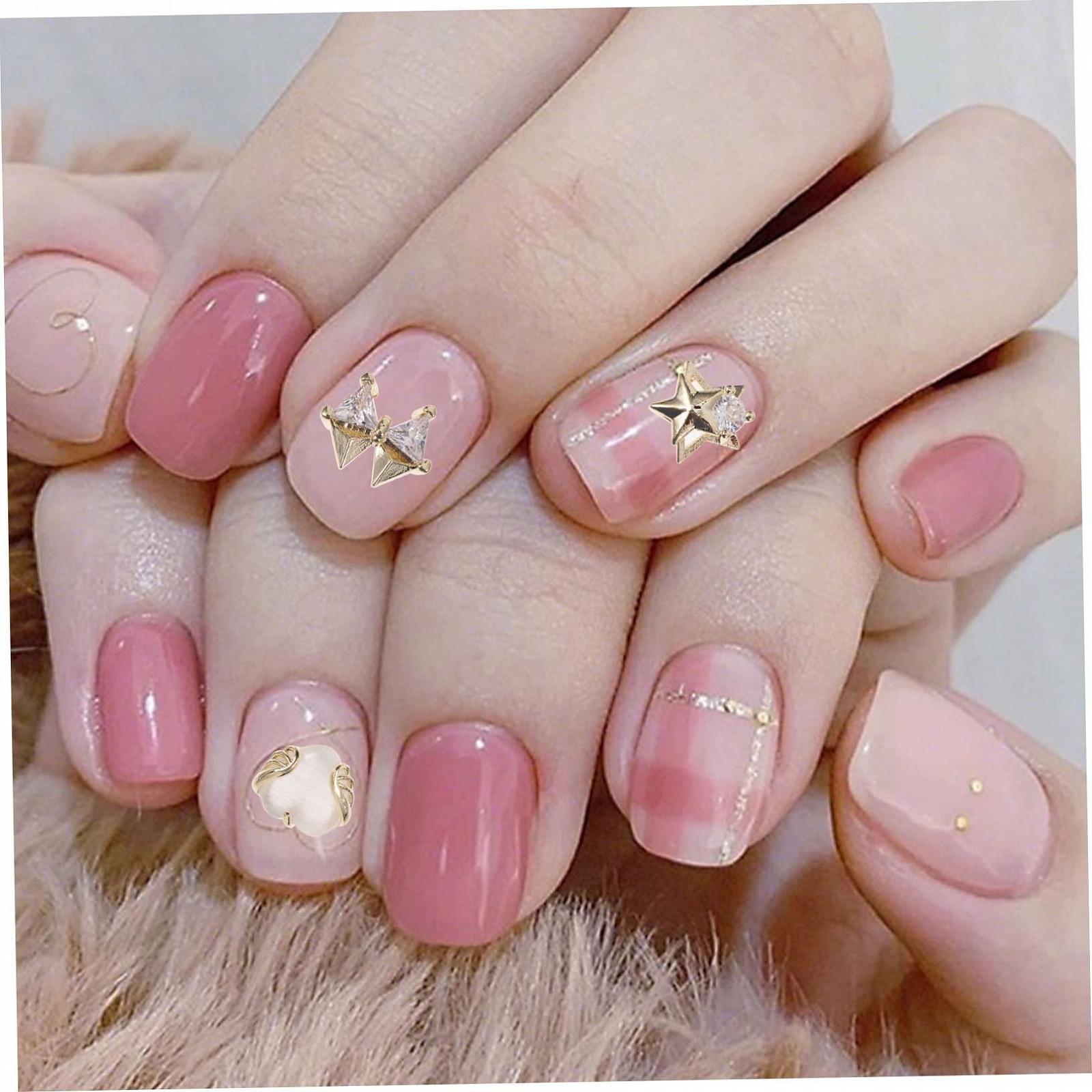 Стрази для нігтів Металеві Healeved, фото №7