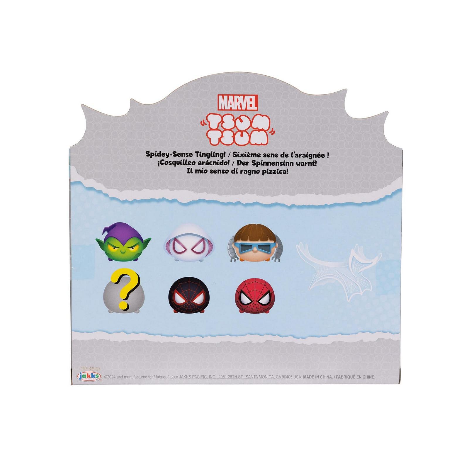Набор фигурок Человек-паук Marvel Tsum Tsum Deluxe, 7 см, в комплекте большой Человек-паук, Призрачный паук и другие, для детей от 6 лет, фото №6