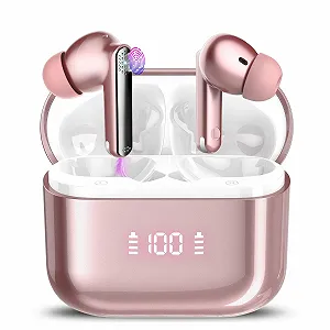 AI Наушники-переводчики, наушники для перевода 3-в-1 с 134 языками в реальном времени, 48 часов, цвет розовый - Фото 1