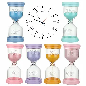 Набір пісочних годинників MIVIDE Set of 6 3/5/10/15/20/30 хв Macaron Colour - Фото 1