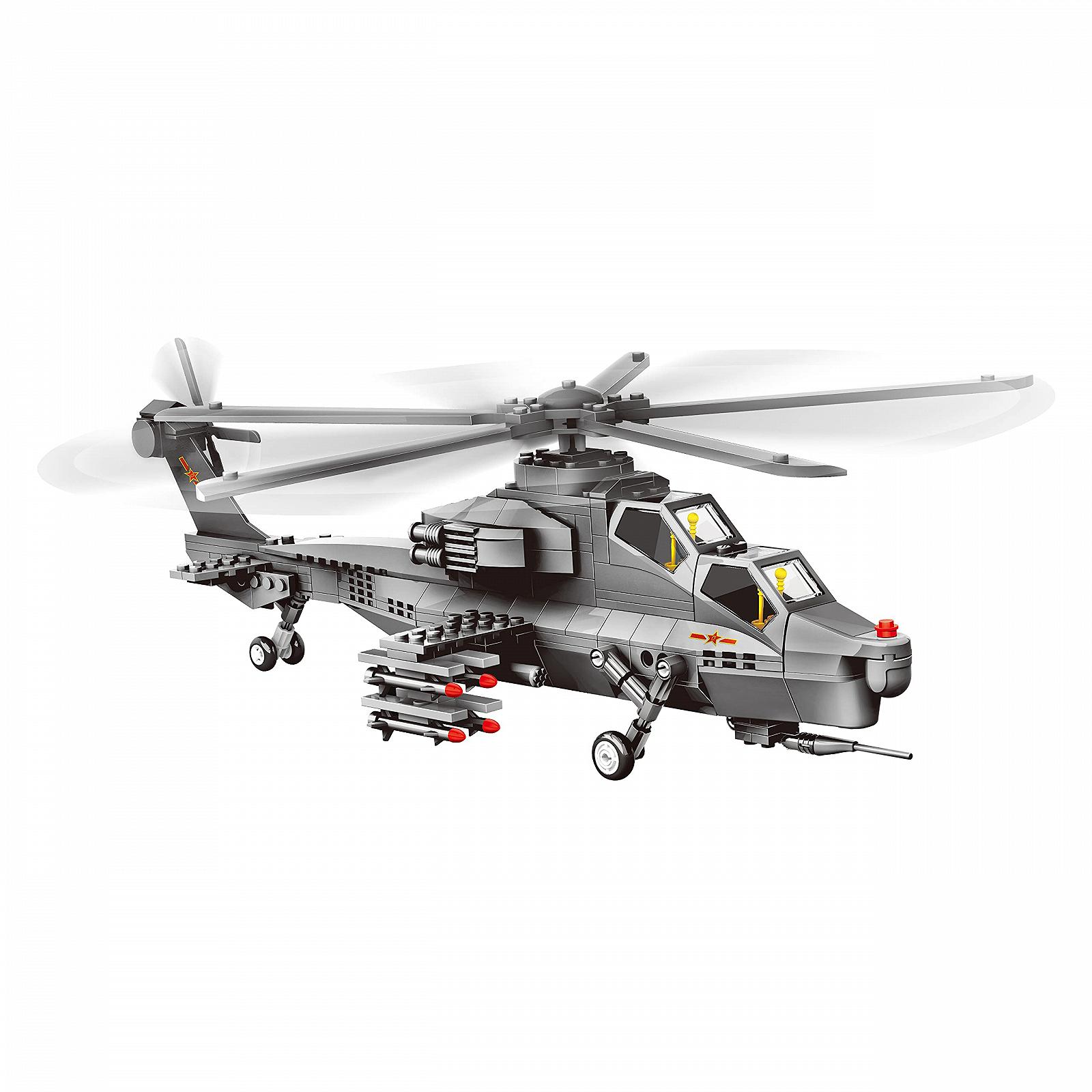 Конструктор Attack Helicopter Air Force 272-Piece Helicopter, фото №2