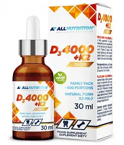 D3 4000drops K2 30ml - Фото 1