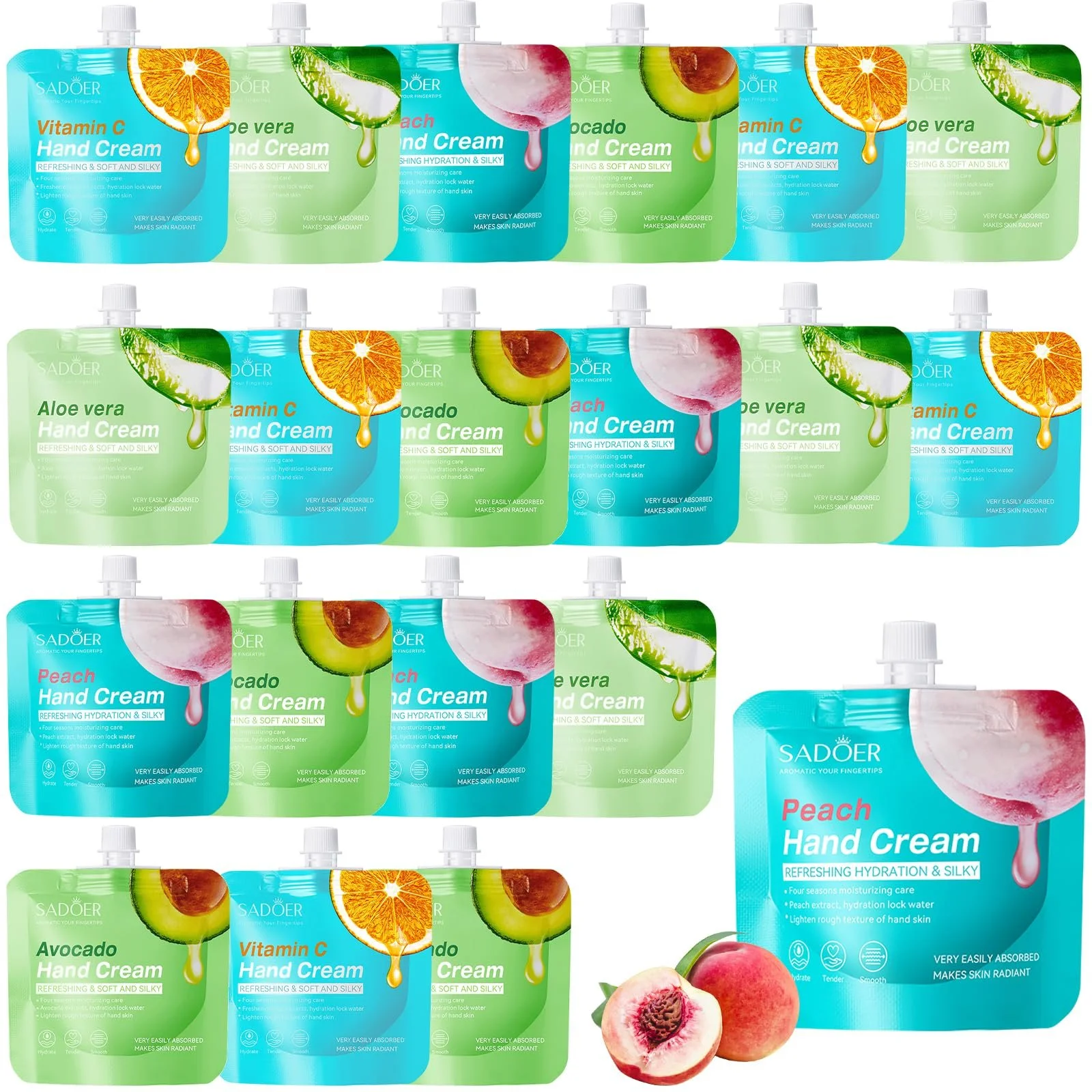 Крем для рук Набір міні кремів для рук Подарунковий набір 20 шт, фото №1