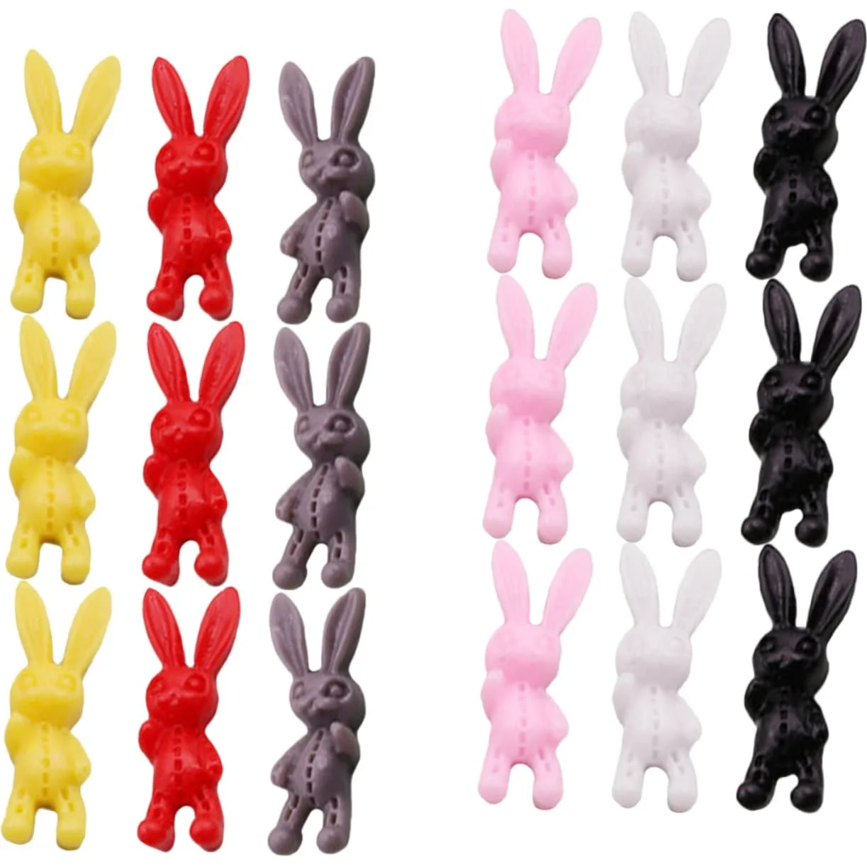 Прикрасы для ногтей Кролик WOONEKY 240 шт., Планета, 3D, Кролик, смола, фото №8