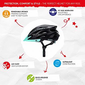 Шолом Meteor Marven MTB/Scooter synthetic.ua - Фото 1