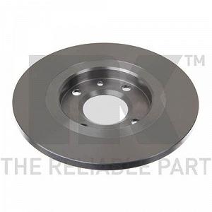 Тормозной диск NK 201925 для CITROËN PEUGEOT, передний мост synthetic.ua - Фото 1