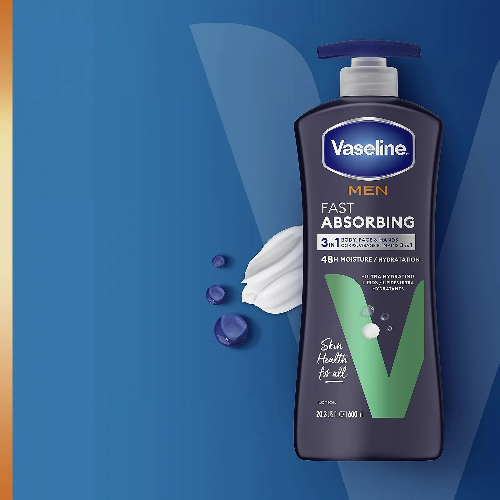 Лосьйон для тіла та обличчя Vaseline Men для чоловіків, вироблено в США, фото №13 Лосьйон для тіла та обличчя Vaseline Men для чоловіків, вироблено в США, фото №13