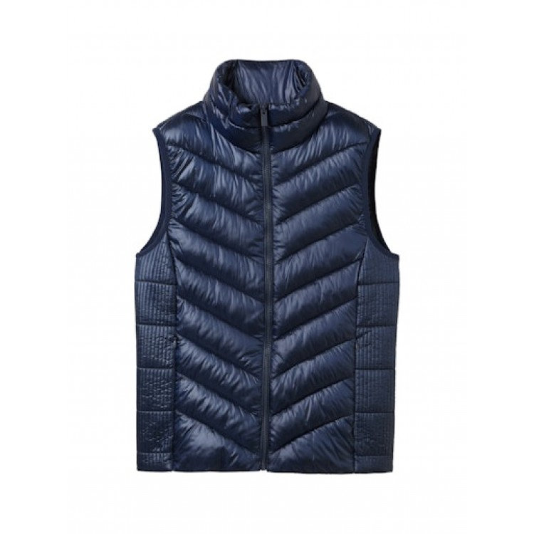 Безрукавка LIGHT WEIGHT VEST 1041486-10668 Tom Tailor Темно-синій XS, фото №5