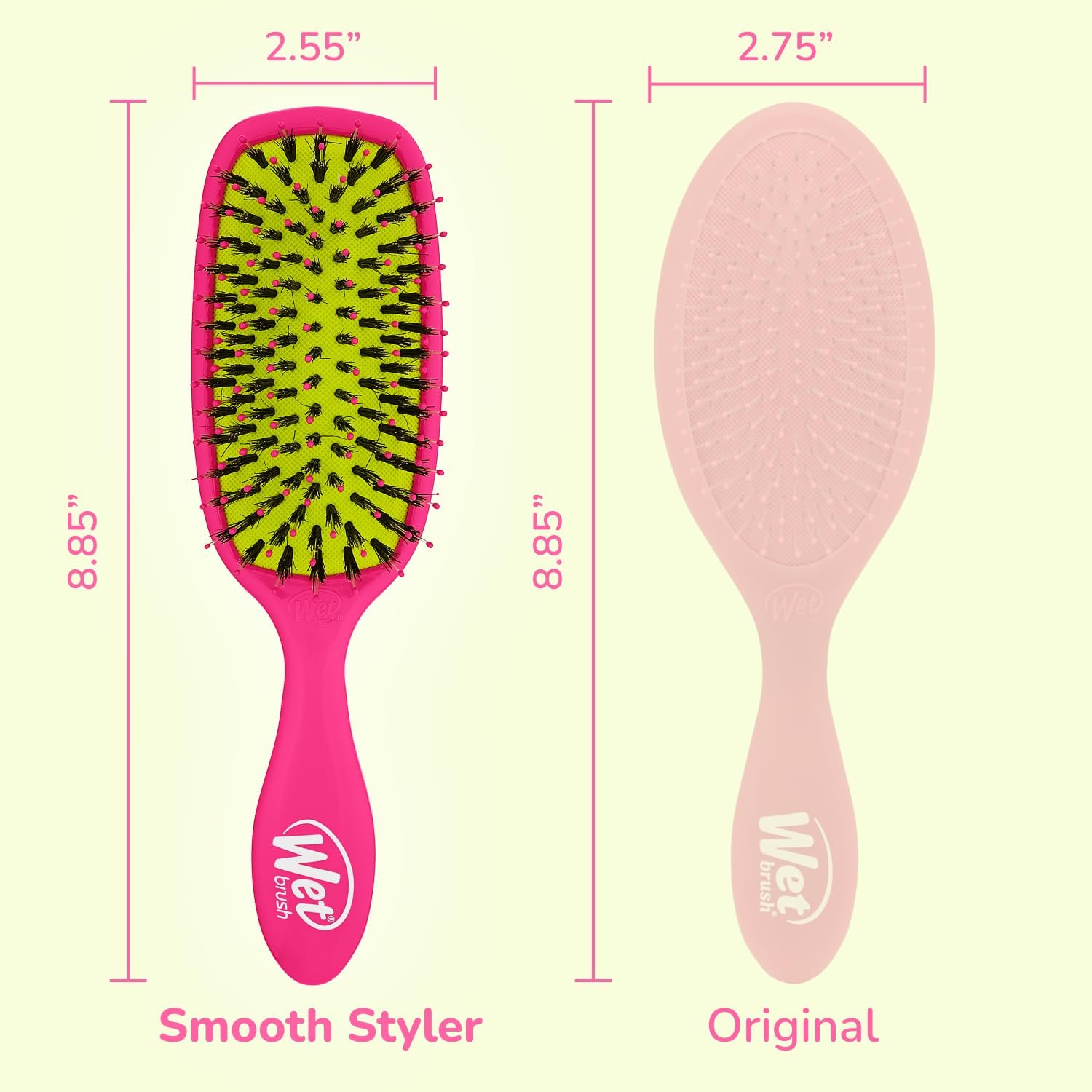 Щітка для волосся Wet Brush Shine Enhancer рожева, фото №5