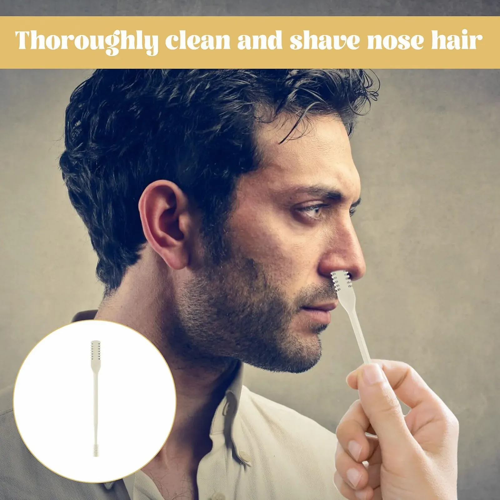 Тример для носа Double-Sided Portable Manual 360° Rotating, фото №6