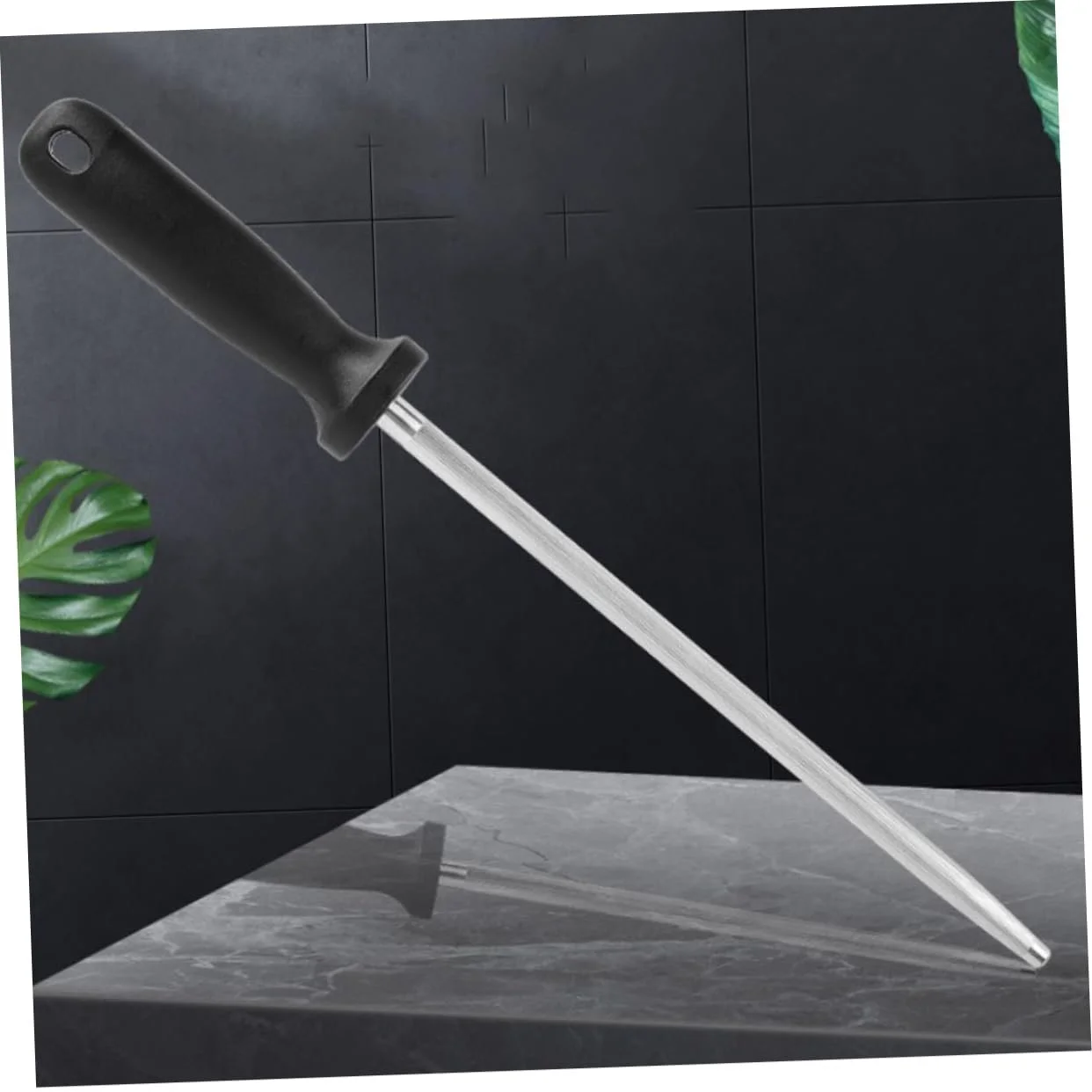 Професійне Точило 2 шт. з нержавіючої сталі та ПП з мусатом для кухонних ножів, фото №3