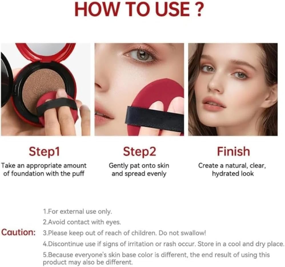 Тональный крем Red Cushion Glass Skin (23N Sand), фото №2 Тональный крем Red Cushion Glass Skin (23N Sand), фото №2