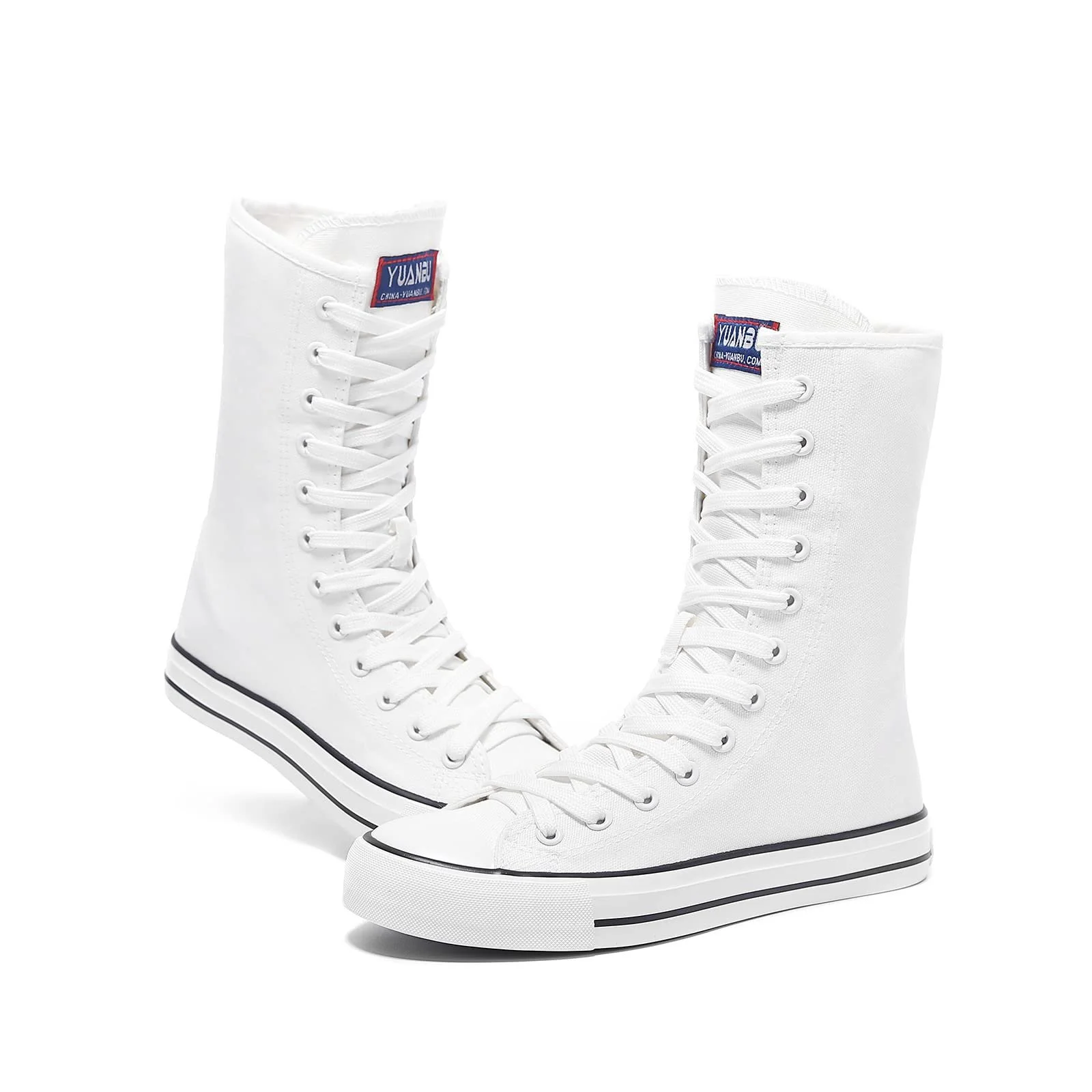 Кеди Momuk Високі Жіночі Тканинні На Шнурівці, фото №2