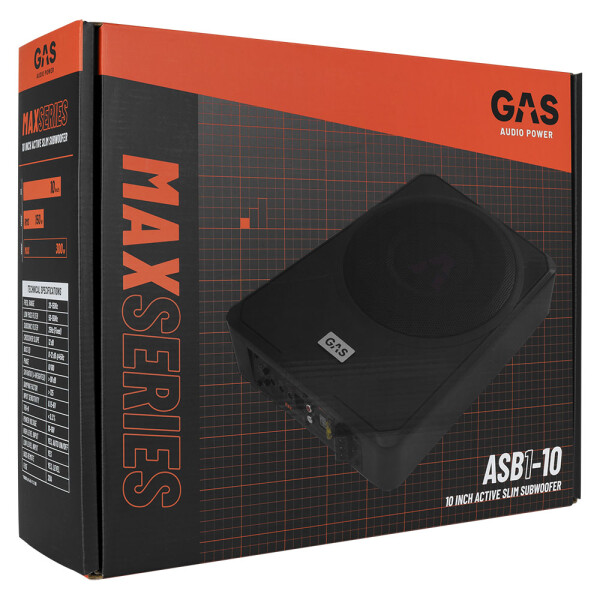 Сабвуфер GAS MAX ASB1-10, фото №5 Сабвуфер GAS MAX ASB1-10, фото №5