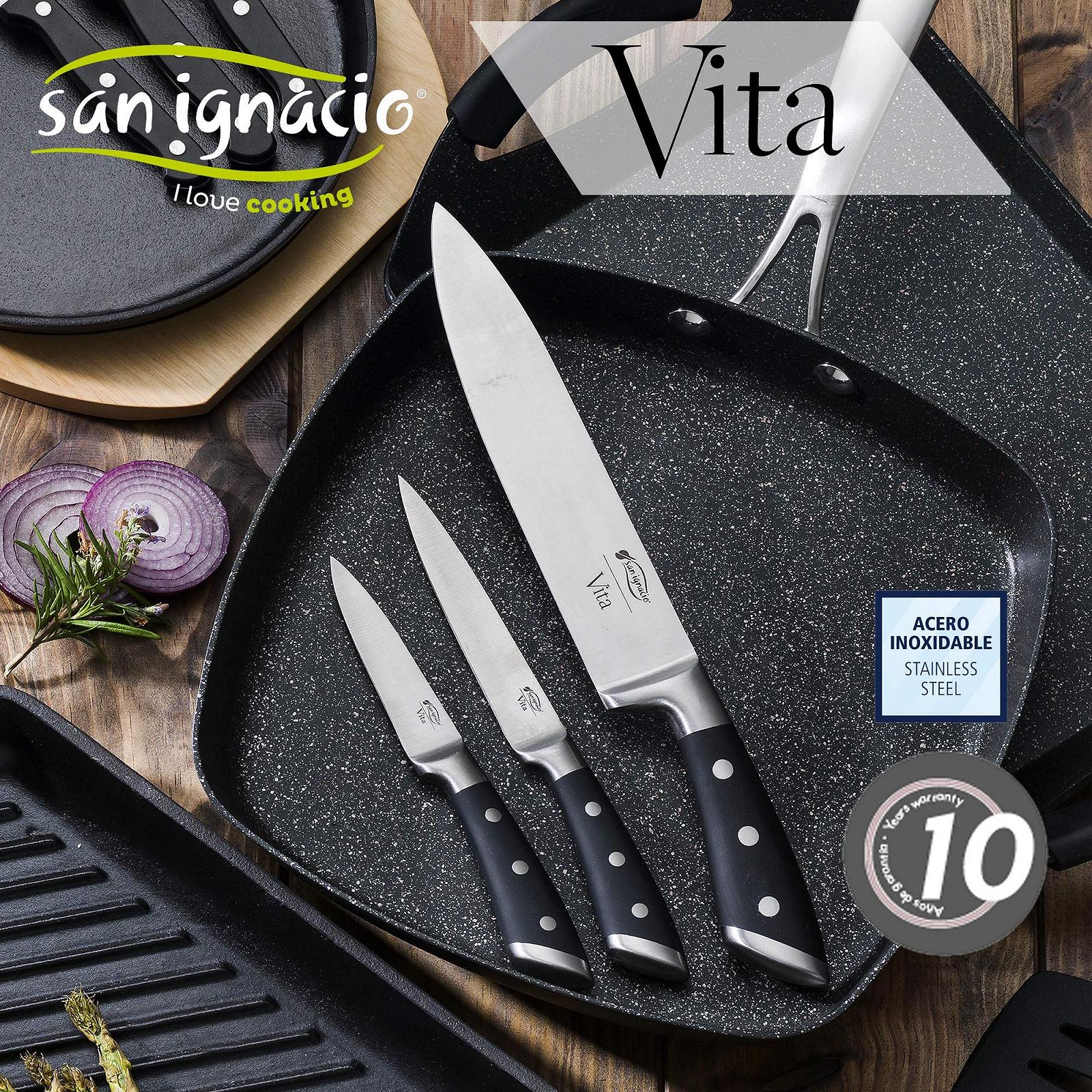 Набор ножей San Ignacio Bergner SG-4135, 3 предмета: поварской нож, универсальный нож, нож для овощей, фото №2