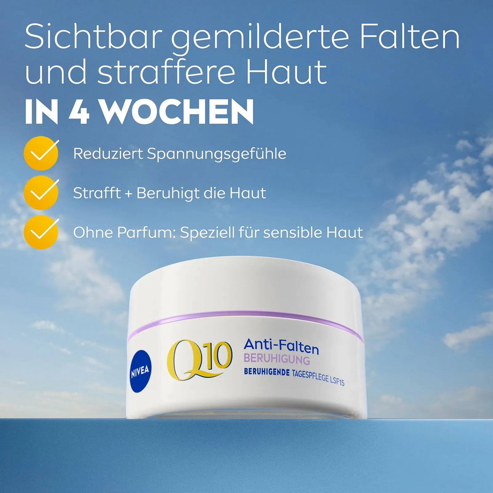 Денний крем NIVEA Q10 Без запаху SPF 15 Екстракт солодки 50 мл, фото №2 Денний крем NIVEA Q10 Без запаху SPF 15 Екстракт солодки 50 мл, фото №2