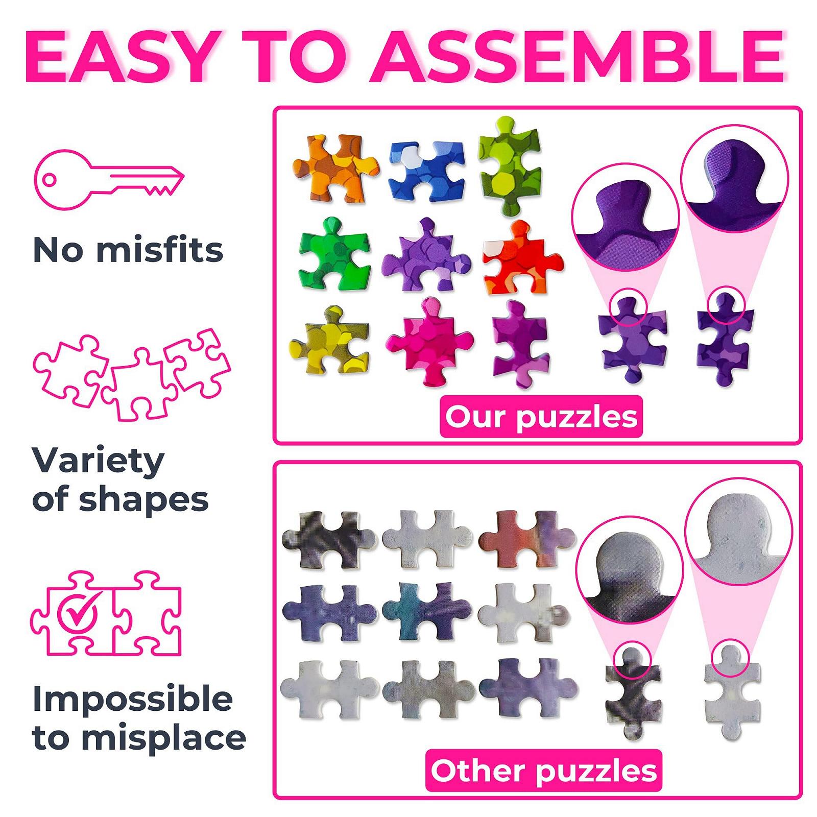 Пазл ENJOY Puzzle Abstract Cat with Many Funny Eyes 1000 елементів Матовий, фото №3