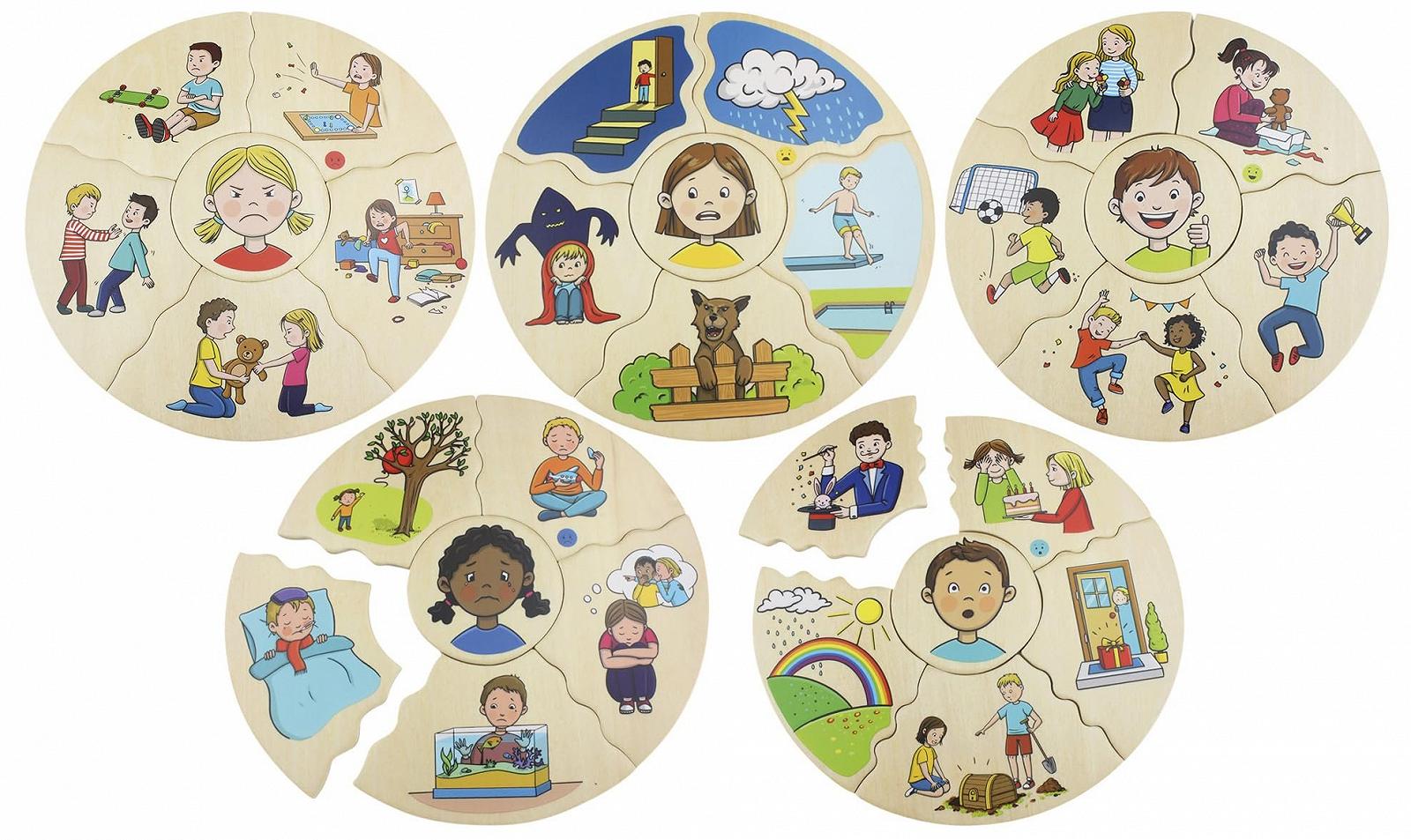 Пазл beleduc HUMANICO Emotions круглый, фото №1 Пазл beleduc HUMANICO Emotions круглый, фото №1