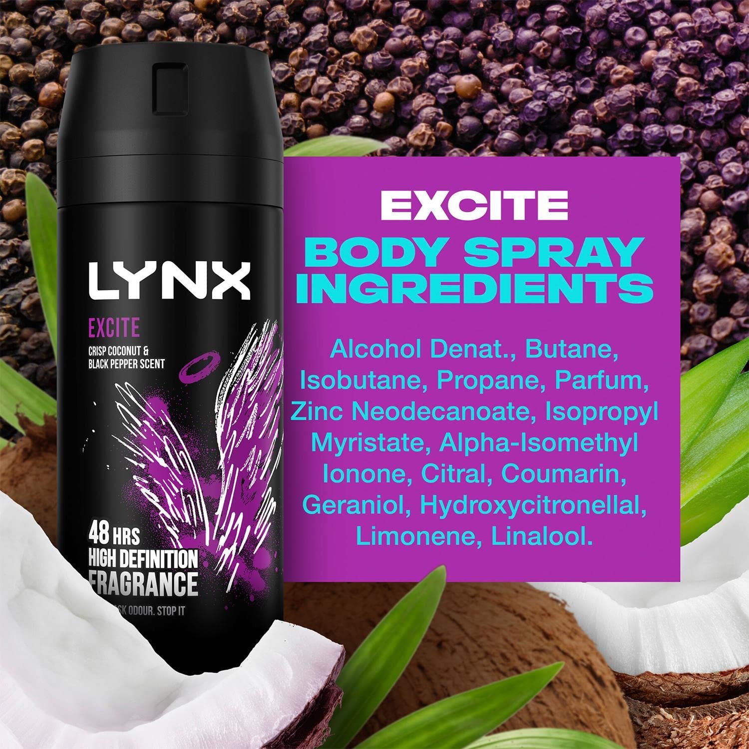 Спрей для тіла LYNX Excite 150 мл, фото №4