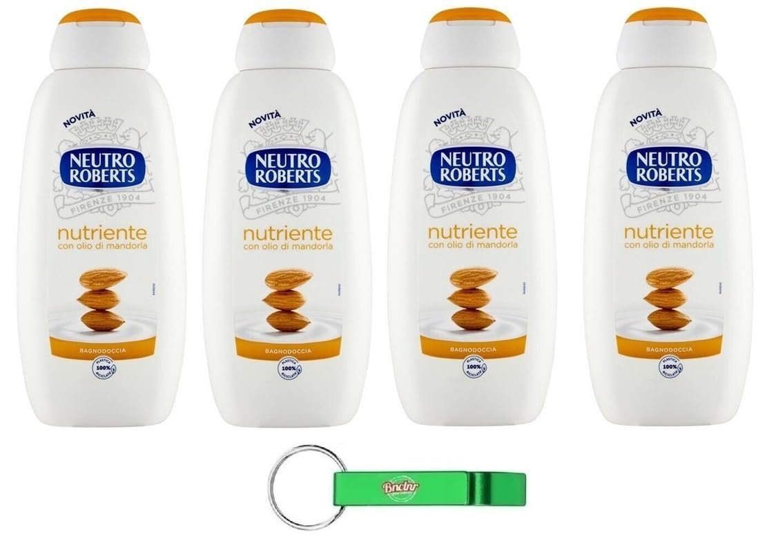 Гель для душу Neutro Roberts Nutriente з мигдальною олією 4 x 450 мл, фото №1 Гель для душу Neutro Roberts Nutriente з мигдальною олією 4 x 450 мл, фото №1