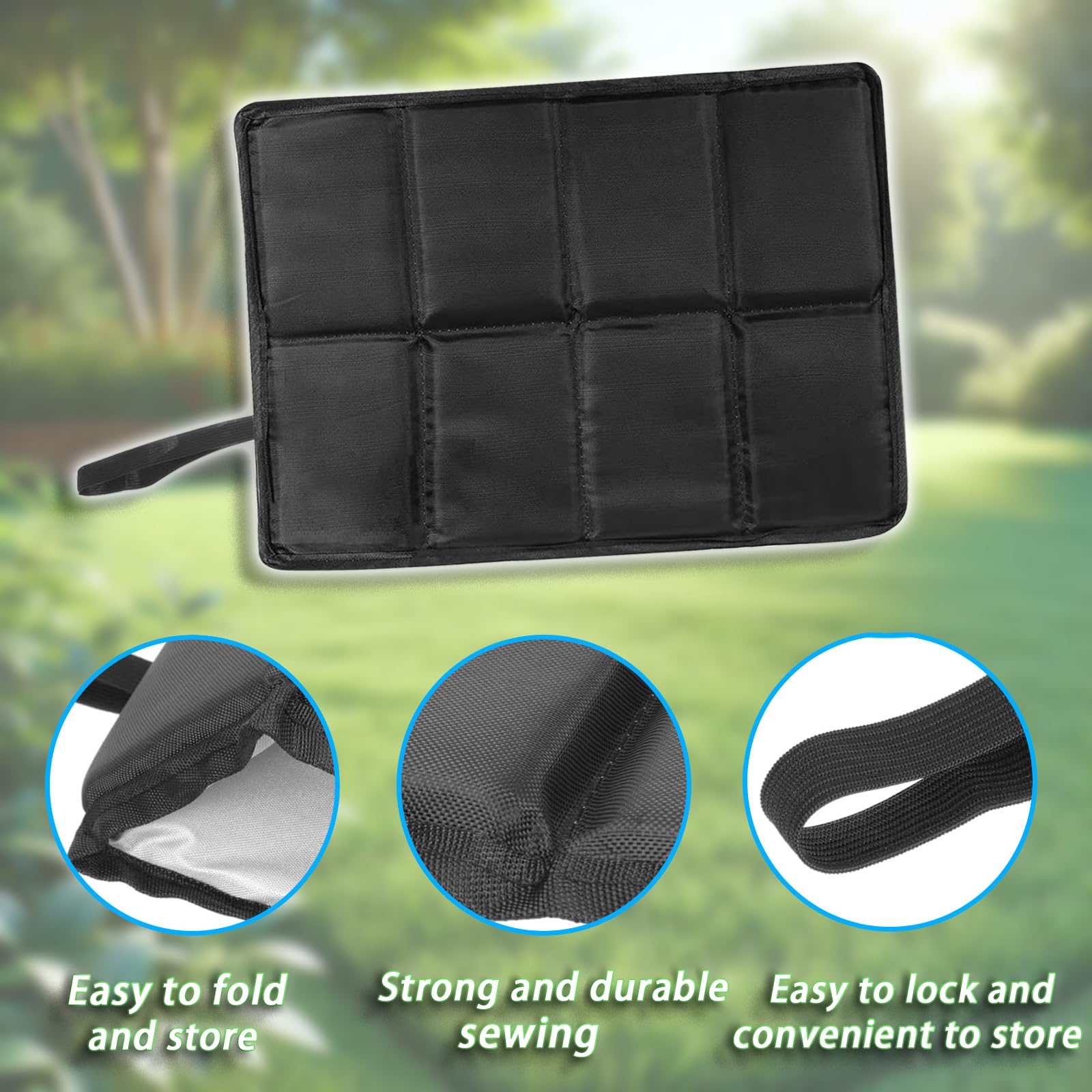 Сидіння Мат Термальна Подушка Водонепроникний Складаний Чорний, фото №3 Сидіння Мат Термальна Подушка Водонепроникний Складаний Чорний, фото №3